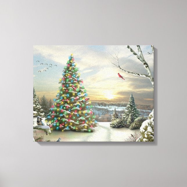 Impressão Em Tela Alan Giana "Manhã de Natal" (Frente)