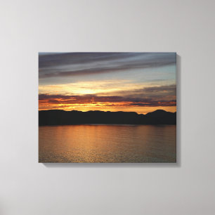 Impressão Em Tela Alaskan Sunset II Belo Alasca Fotografia