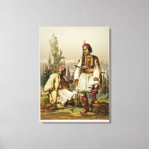 Impressão Em Tela Albaneses, mercenários do exército otomano, bar. b