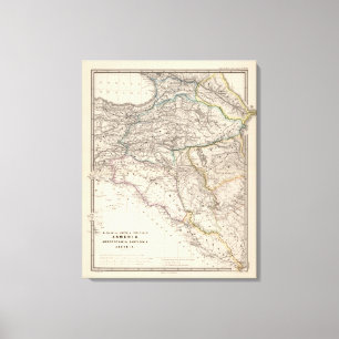 Impressão Em Tela Albânia, Ibéria, Colchis, Arménia, mesopotâmia