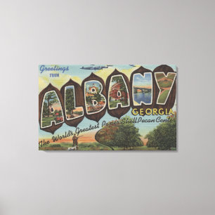 Impressão Em Tela Albany, Geórgia - grandes cenas da letra