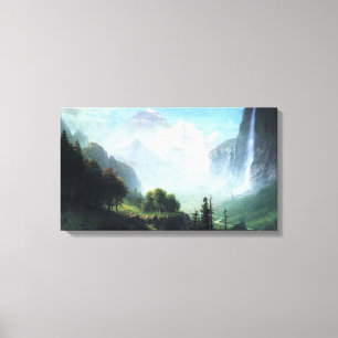 Impressão Em Tela Albert Bierstadt staubbach cai perto da lauterbrun
