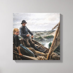 Impressão Em Tela Albert Edelfelt - No Mar