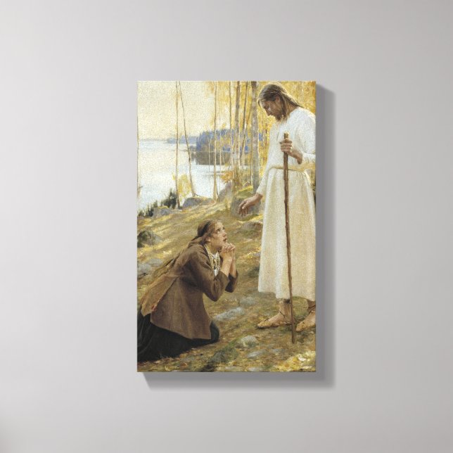 Impressão Em Tela Albert Edelsense - Cristo e Mary Magdalene (Frente)