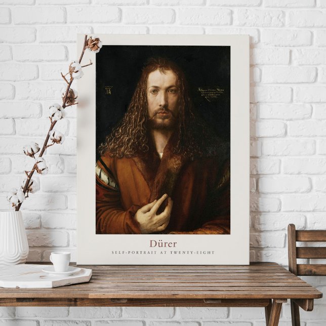 Impressão Em Tela Albrecht Dürer Durer autorretrato da exposição 150 (Criador carregado)