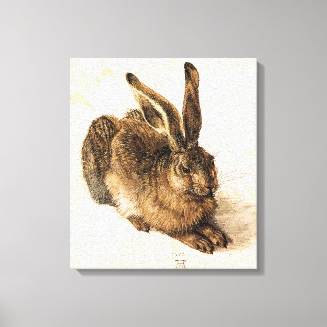 Impressão Em Tela Albrecht Durer Young Hare (Frente)