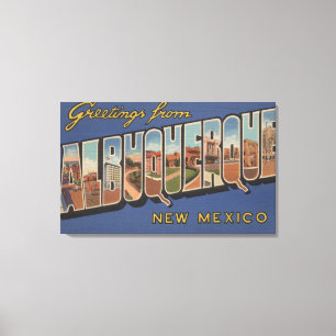 Impressão Em Tela Albuquerque, New mexico - grandes cenas da letra