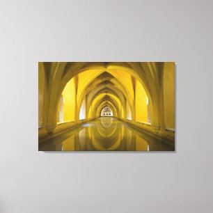 Impressão Em Tela AlcÌÁzar província de Sevilha, Sevilha, espanha