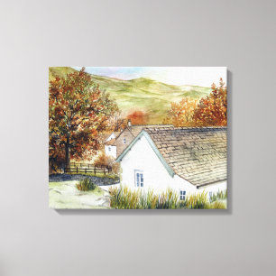 Impressão Em Tela Aldeia Buttermere, Distrito dos Lagos, Inglaterra
