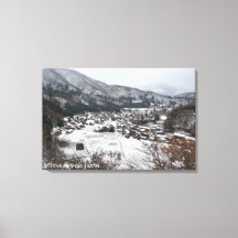 Aldeia de Neve Shirakawago Japão Paisagem Viagem