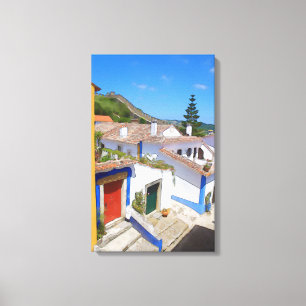 Impressão Em Tela Aldeia de Watercolor