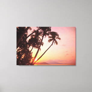 Impressão Em Tela Aldeia Lewolin, Ilha de Illi Api, Selat Boleng