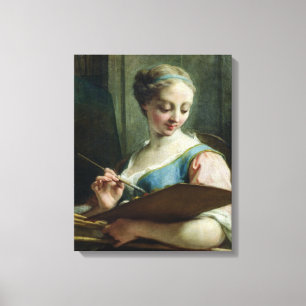 Impressão Em Tela Alegoria da pintura