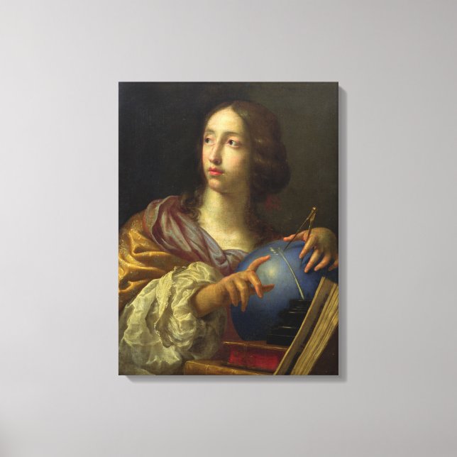 Impressão Em Tela Alegoria de astronomia (Frente)