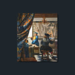 Impressão Em Tela Alegoria de pintura | Johannes Vermeer |<br><div class="desc">Alegoria de Pintura é uma pintura de 1742 de Johannes Vermeer.</div>