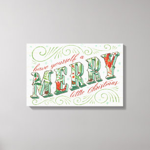 Impressão Em Tela Alegria   do feriado alegre pouco Natal