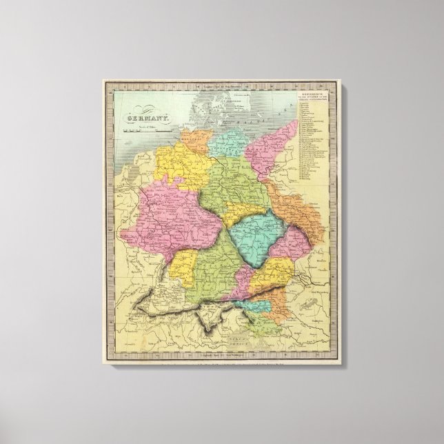 Impressão Em Tela Alemanha 27 (Frente)