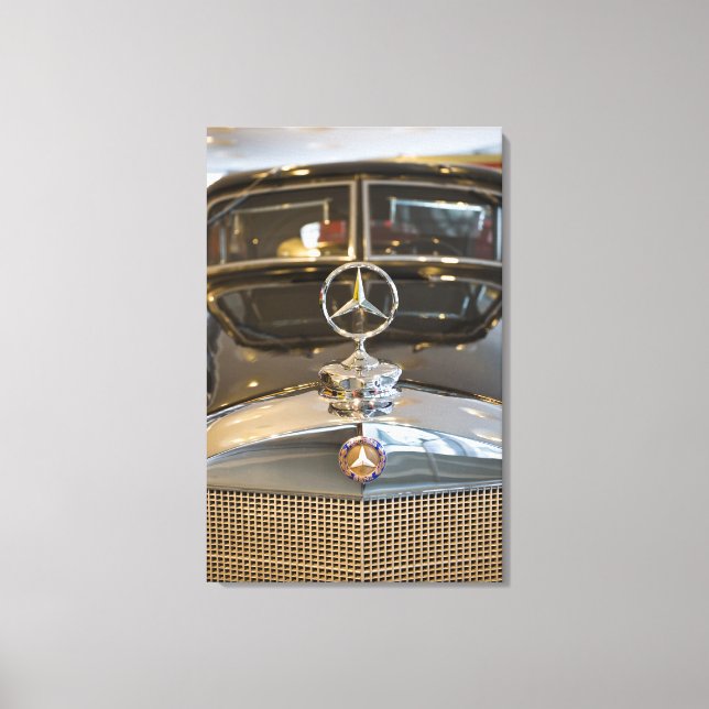 Impressão Em Tela Alemanha, Baden-Wuremberg, Estugarda. Mercedes (Frente)