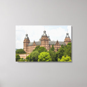 Impressão Em Tela Alemanha, Baviera, Bayern, Aschaffenburg. Esquema