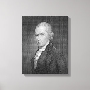 Impressão Em Tela Alexander Hamilton (1757-1804) gravado por John