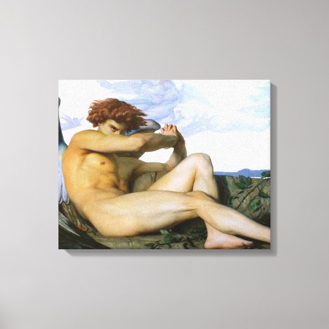Impressão Em Tela Alexandre Cabanel - Fallen Angel (Frente)