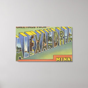Impressão Em Tela Alexandria, Minnesota - grandes cenas da letra