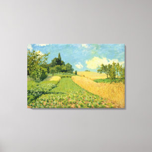 Impressão Em Tela Alfred Sisley   o campo de milho