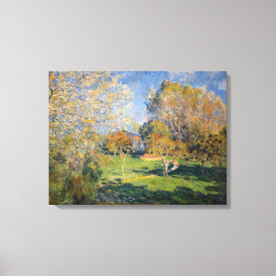 Impressão Em Tela Alfred Sisley - O Jardim de Hoschede, Montgeron