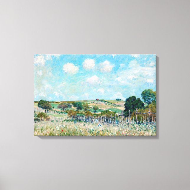 Impressão Em Tela Alfred Sisley - O Prado (Frente)