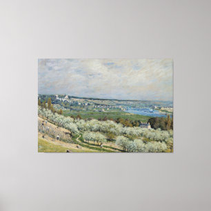 Impressão Em Tela Alfred Sisley O Terrace em Santo-Germain, Primaver