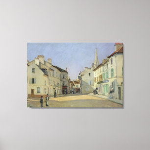 Impressão Em Tela Alfred Sisley   Rua de la Chaussee em Argenteuil