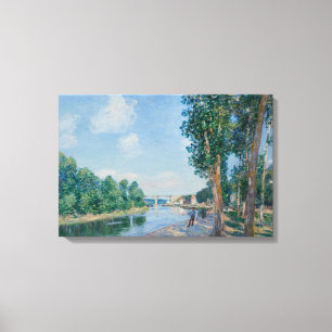 Impressão Em Tela Alfred Sisley - Santo-Mammes. June Sunshine