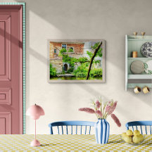 Algodão em Inglês Picturesco pela Água