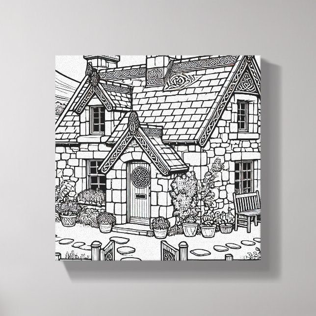 Impressão Em Tela Algodão em Slate #12 (Frente)