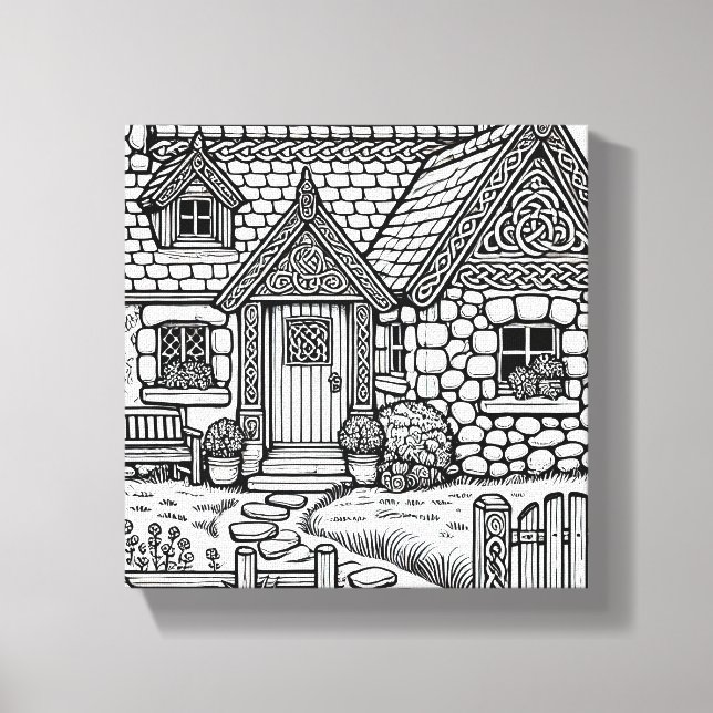 Impressão Em Tela Algodão em Slate #19 (Frente)