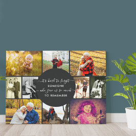 Impressão Em Tela Alguém para Lembrar da Colagem de Fotos