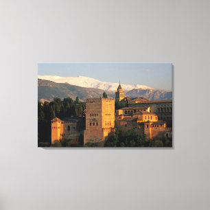 Impressão Em Tela Alhambra; Granada; Andaluzia, Espanha, Serra