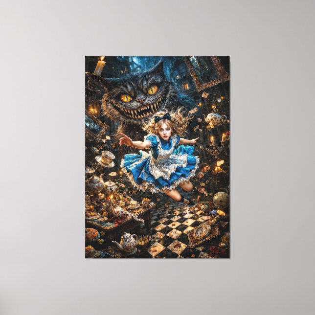 Impressão Em Tela Alice: Down the Hole (Frente)