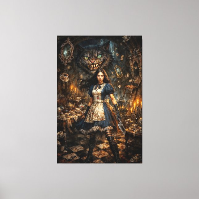 Impressão Em Tela Alice: Trapped in Wonder (Frente)