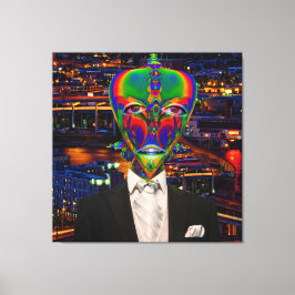 Impressão Em Tela Alienígena Night Out