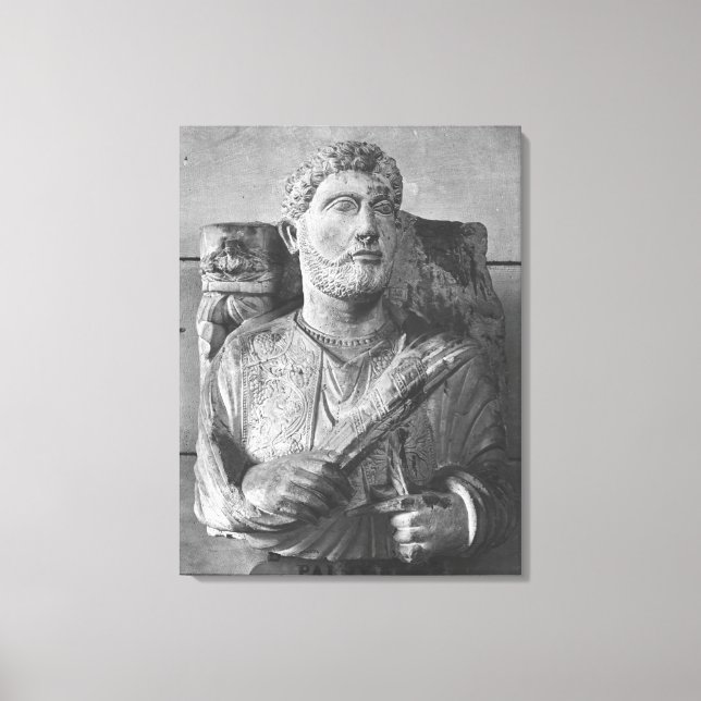 Impressão Em Tela Alivio funerário de Jarhai, de Palmyra, Síria (Frente)