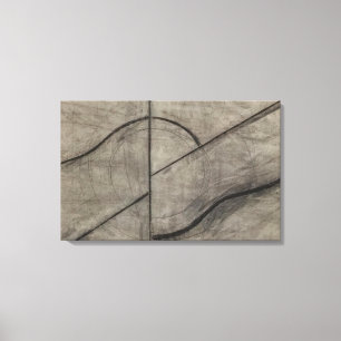 Impressão Em Tela Allan Kaprow - Desenho Baseado na Respiração