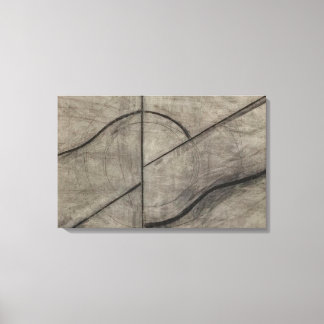 Impressão Em Tela Allan Kaprow - Desenho Baseado na Respiração