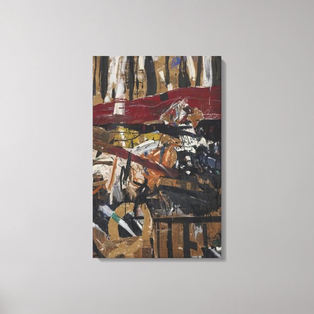 Impressão Em Tela Allan Kaprow - Faisão Enjaulado #2 (Frente)