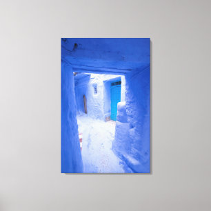 Impressão Em Tela Alleyway Cidade Azul