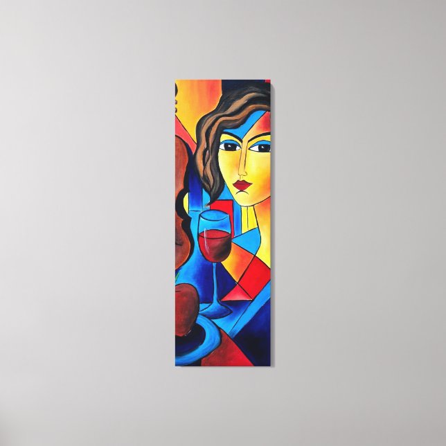 Impressão Em Tela Almoço com Cores (Frente)