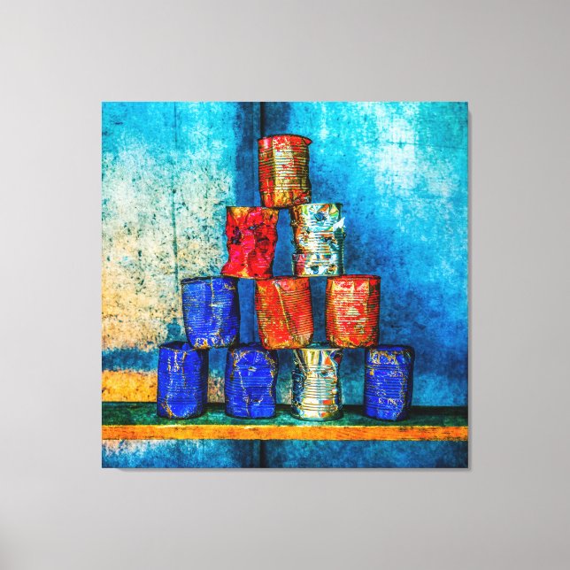 Impressão Em Tela Almofadas Depois Da Paródia De Arte Pop De Almoço (Frente)