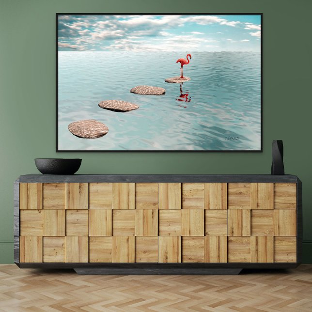 Impressão Em Tela Alone – Quiet Balance (Criador carregado)