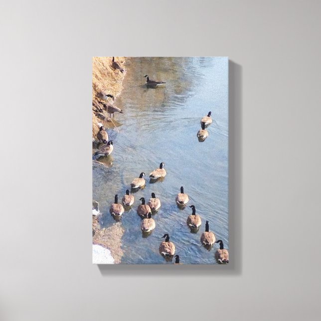 Impressão Em Tela Along the River (Frente)