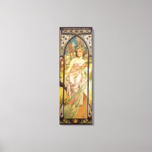 Impressão Em Tela Alphonse Mucha, Manhã Acordar